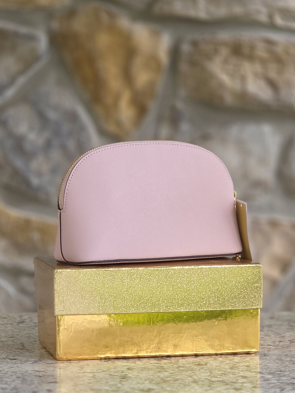 Michael Kors Large Pink Cosmetic Pouch - Picture 3 of 11